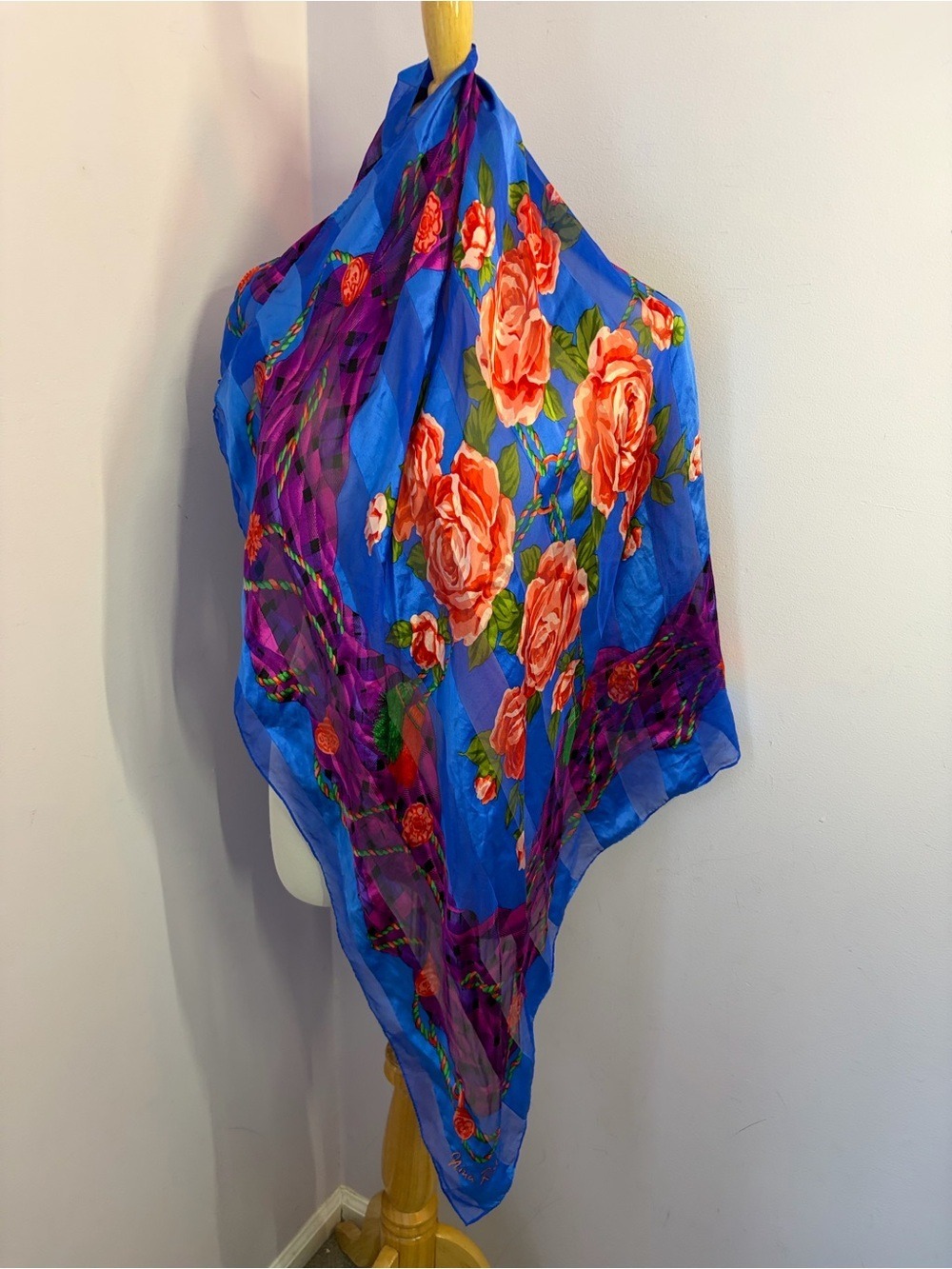 Vintage Nina RIcci Silk  Scarf